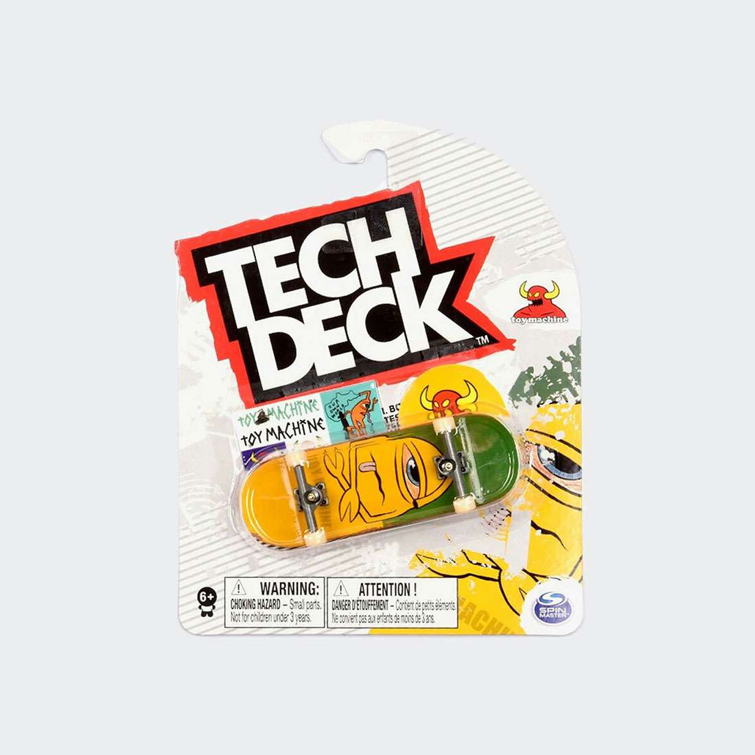 TECH DECK TOY MACHINE YELLOW