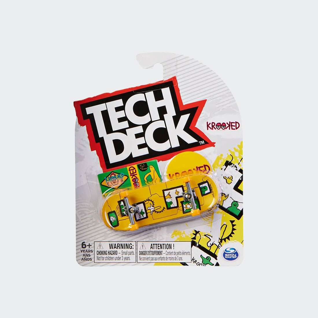 TECH DECK KROOKED YELLOW