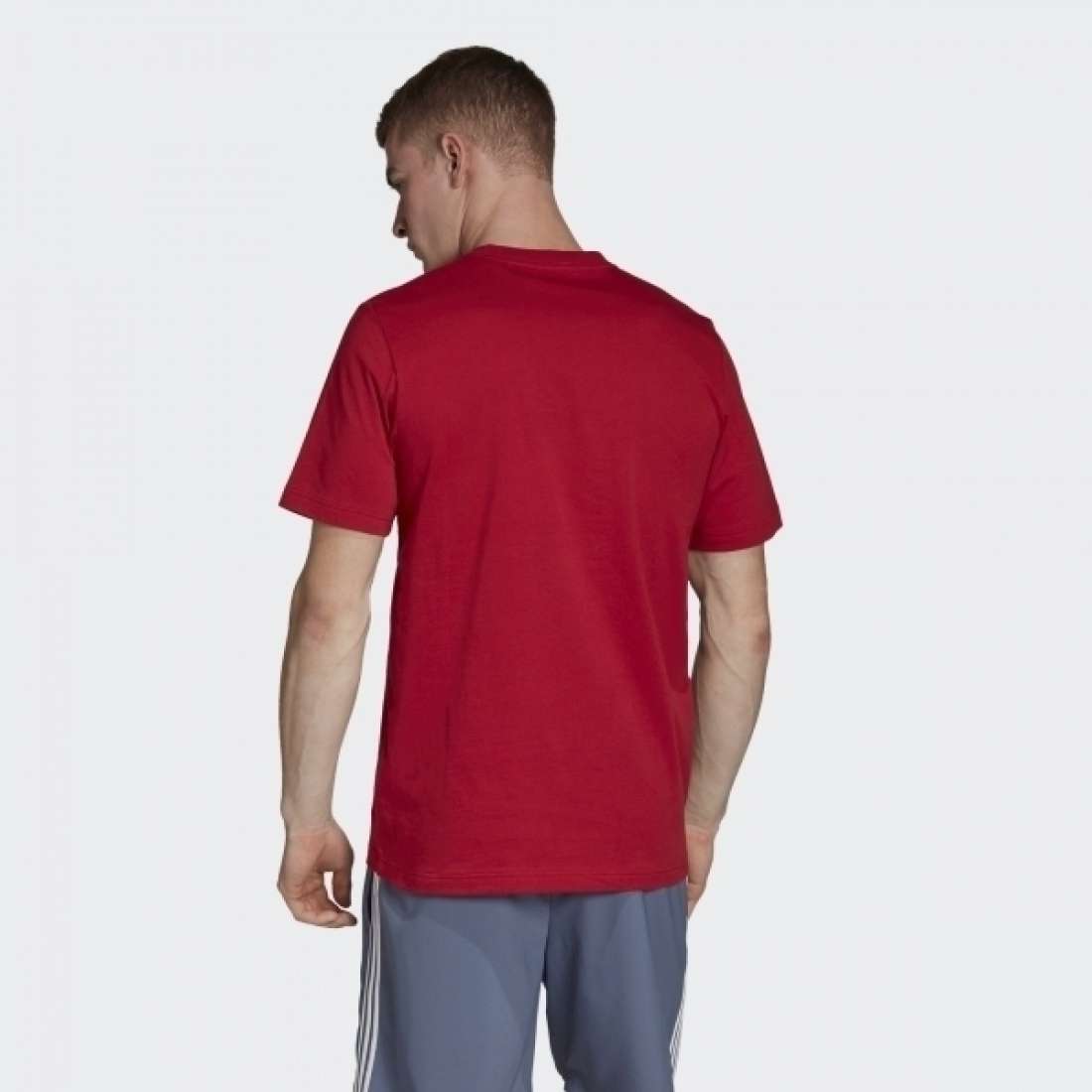 TSHIRT ADIDAS ESSENTIALS LINEAR LOGO RED