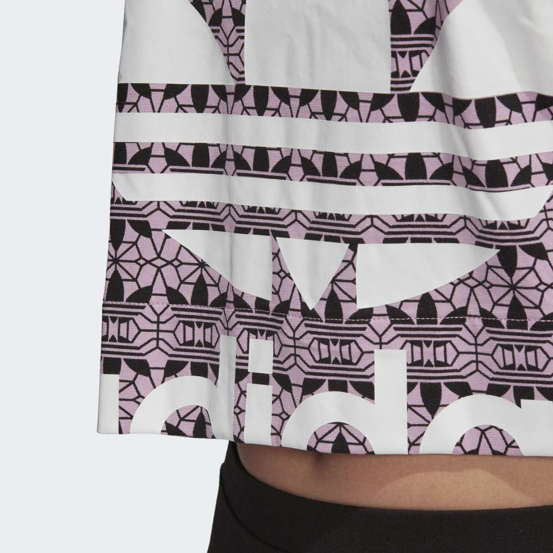 TSHIRT ADIDAS CROPPED TEE MAGIC BERRY/BLACK