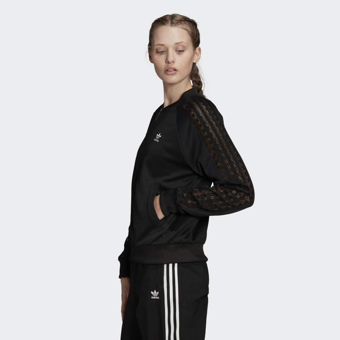 CASACO ADIDAS LACE BLACK