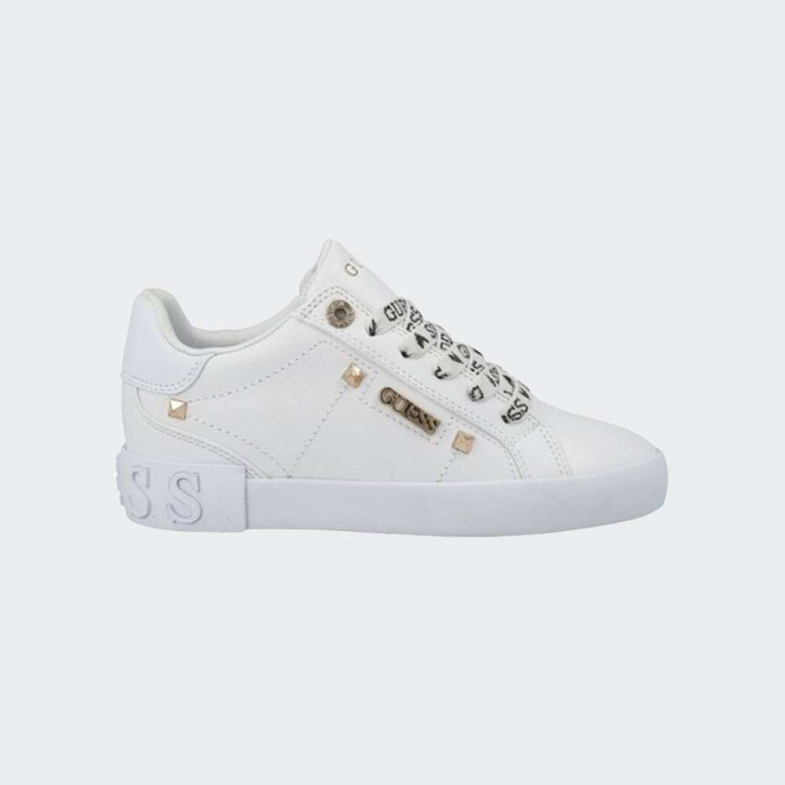 GUESS PUXLY LACE-UP WHITE