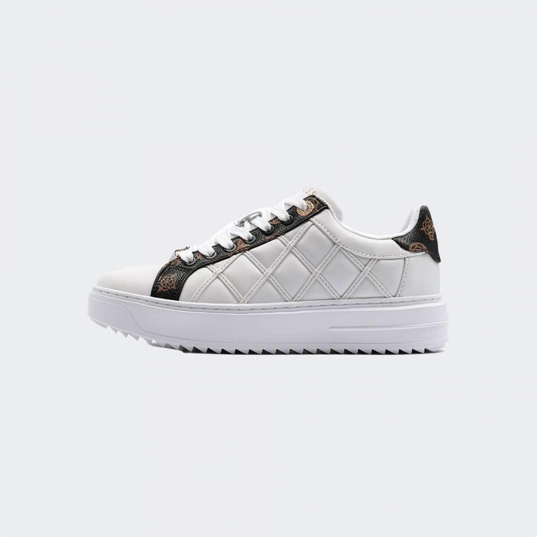 GUESS DATTICE WHITE/BROWN