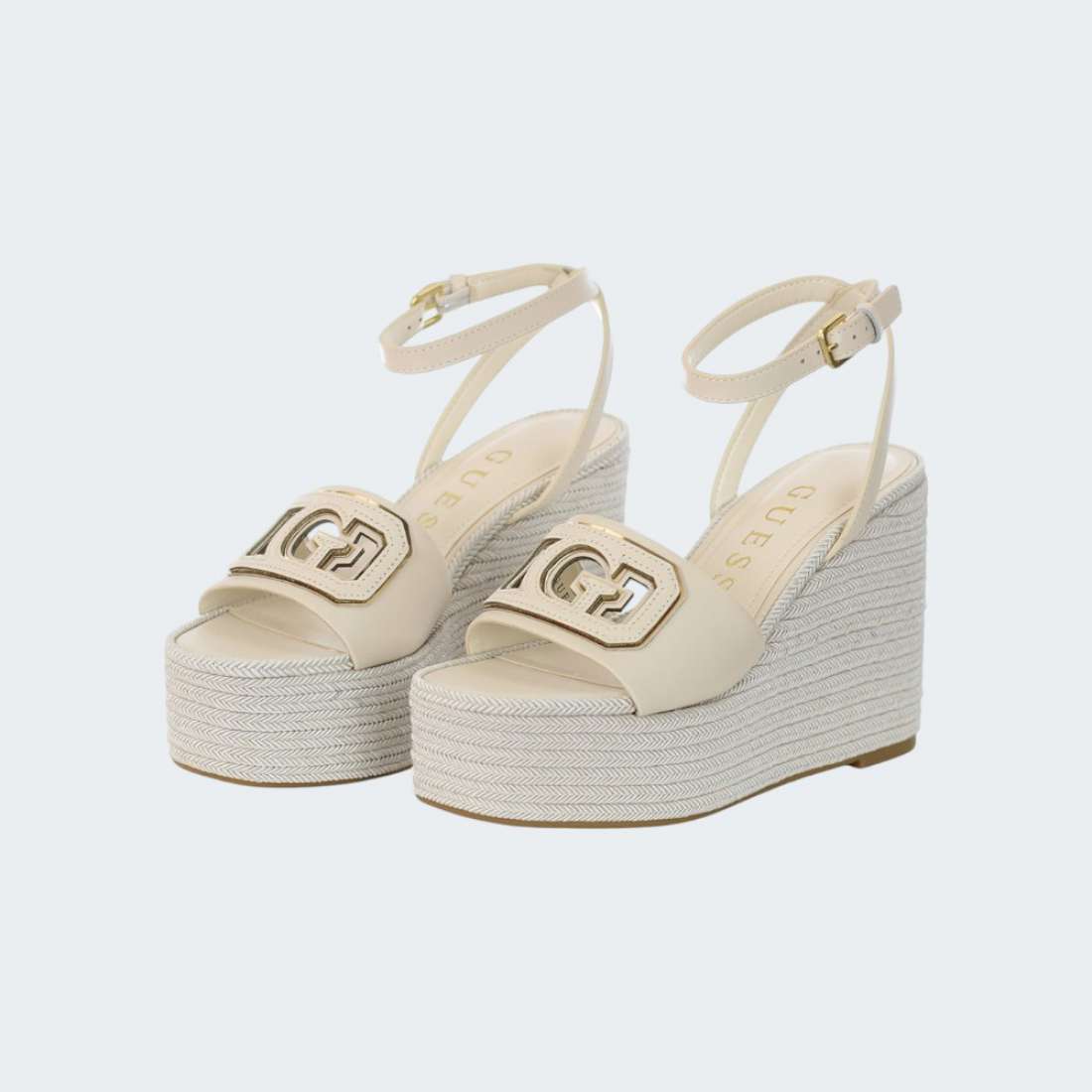 SANDÁLIAS GUESS TANVEE CREAM/GOLD