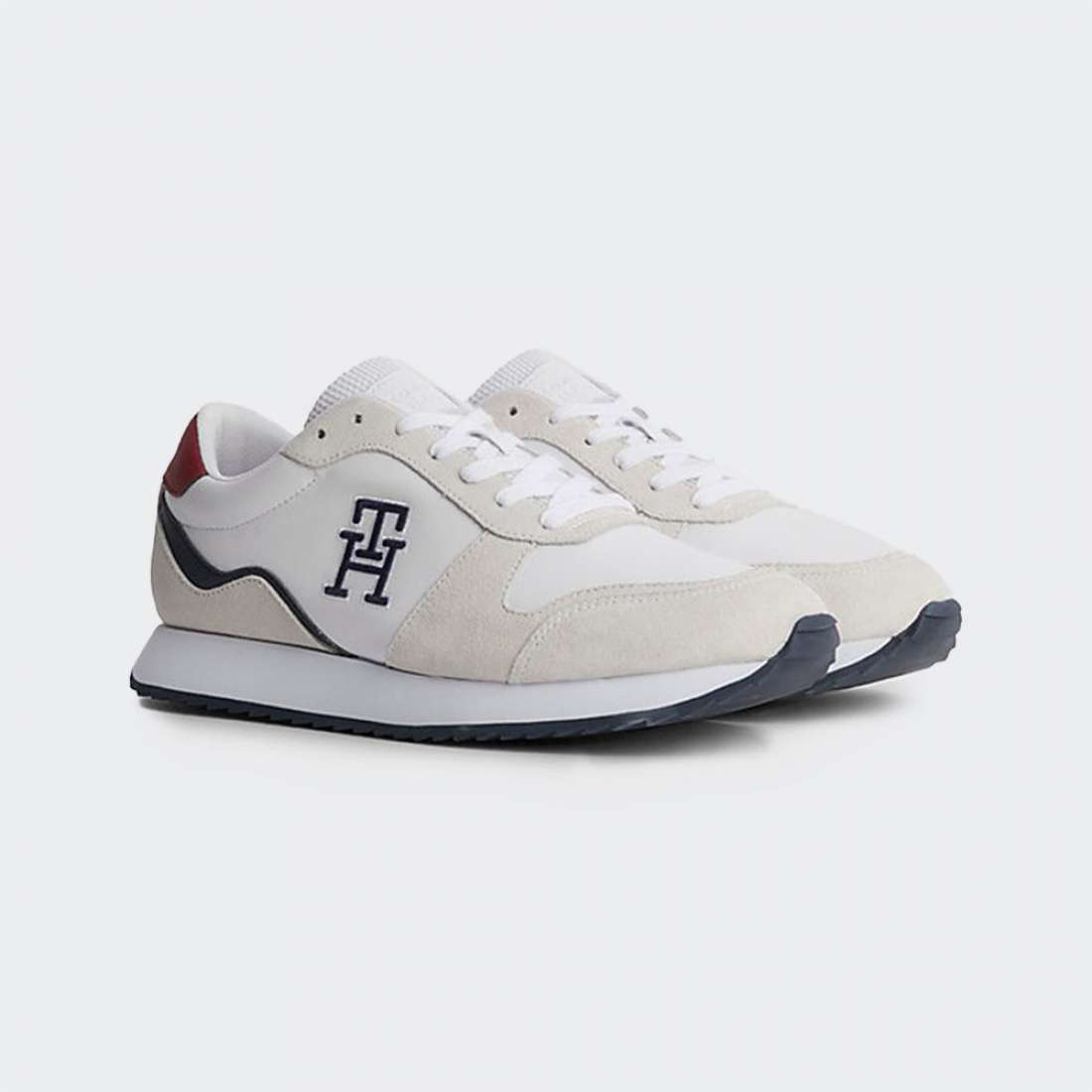 TOMMY HILFIGER RUNNER MONOGRAM WHITE/RWB