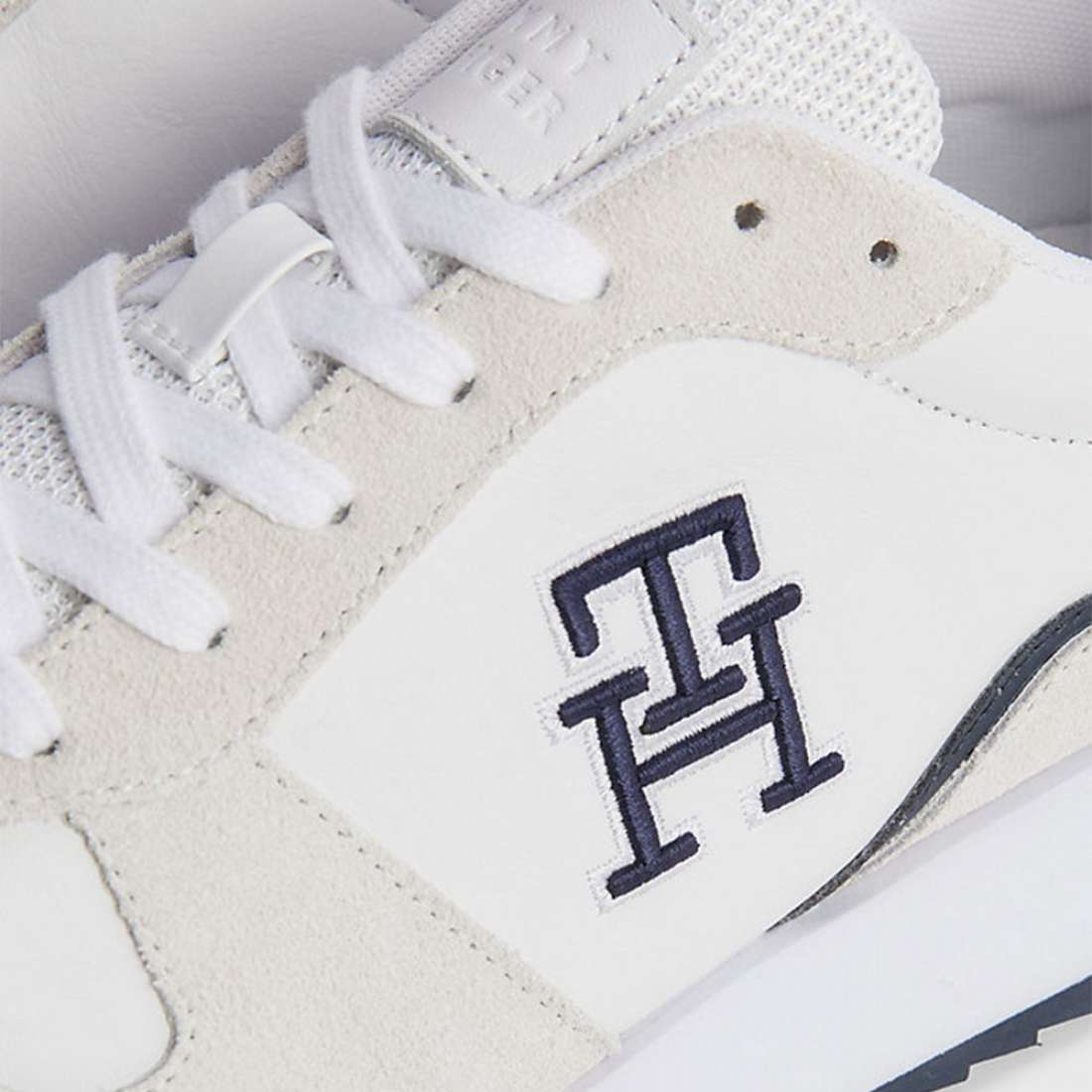 TOMMY HILFIGER RUNNER MONOGRAM WHITE/RWB