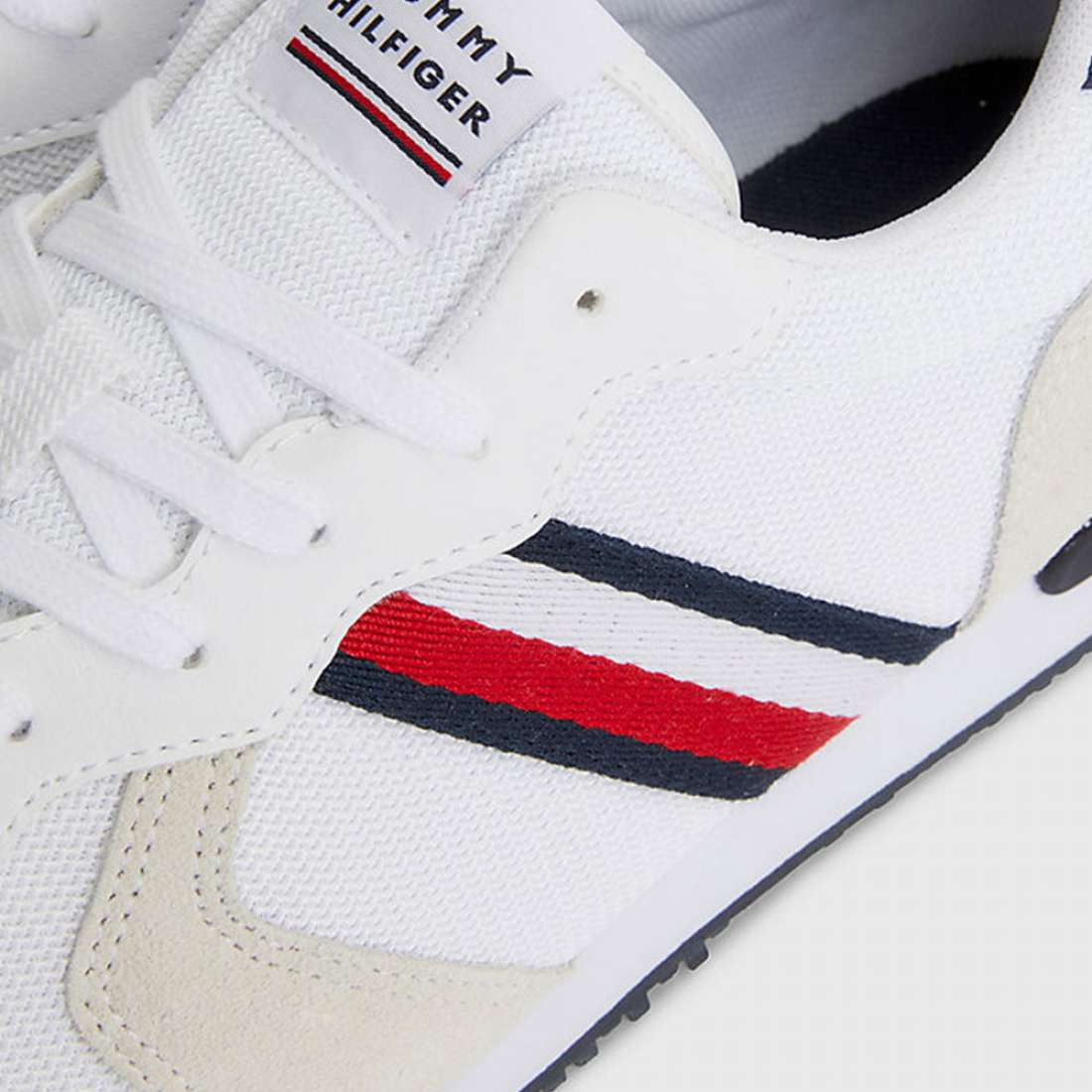 TOMMY HILFIGER ICONIC RUNNER WHITE