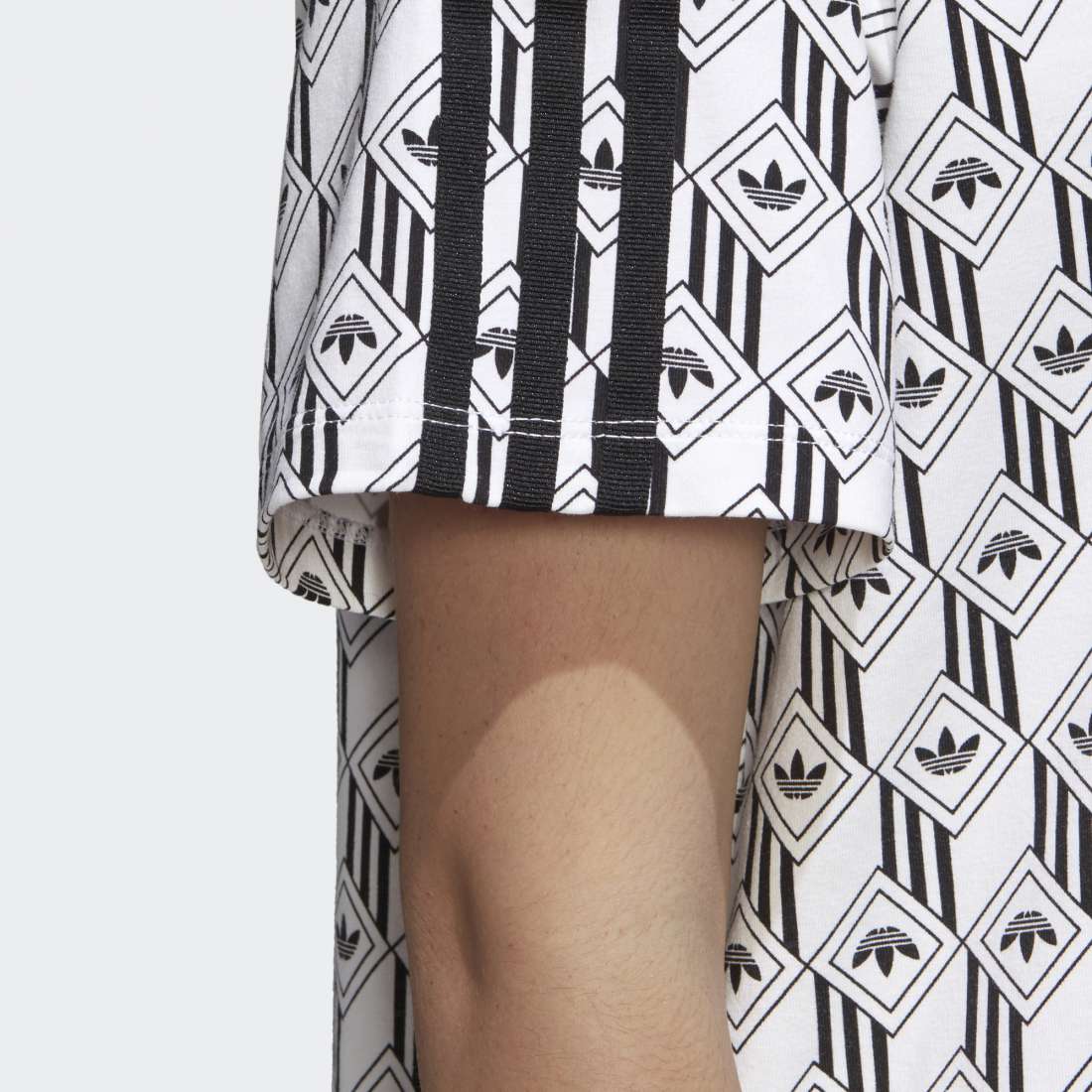 VESTIDO ADIDAS TEE DRESS WHITE/BLACK
