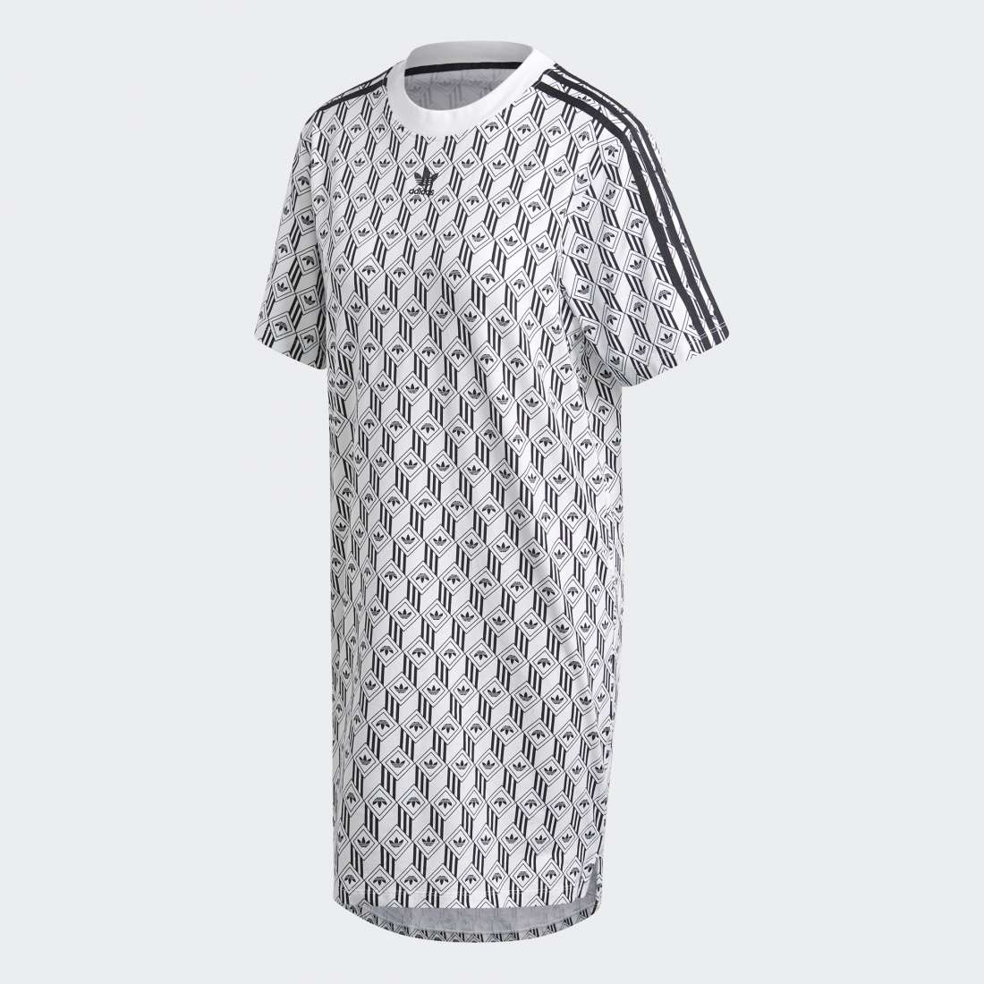 VESTIDO ADIDAS TEE DRESS WHITE/BLACK