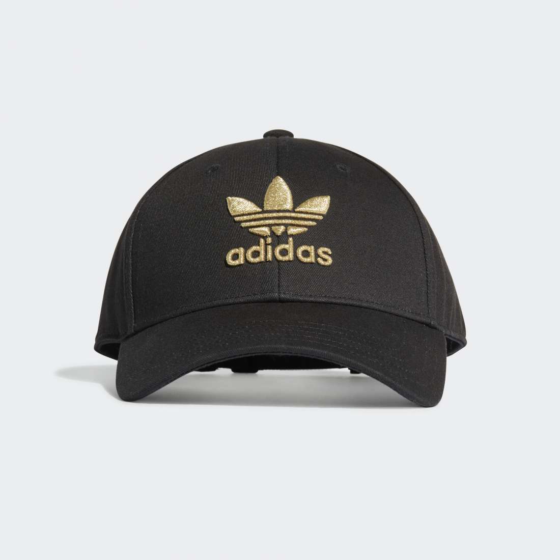 BONÉ ADIDAS BASEBALL TREFOIL BLACK/GOLDMET