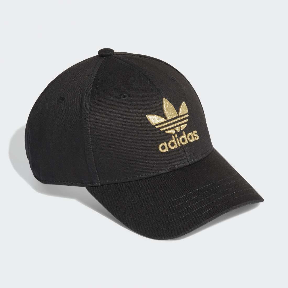 BONÉ ADIDAS BASEBALL TREFOIL BLACK/GOLDMET
