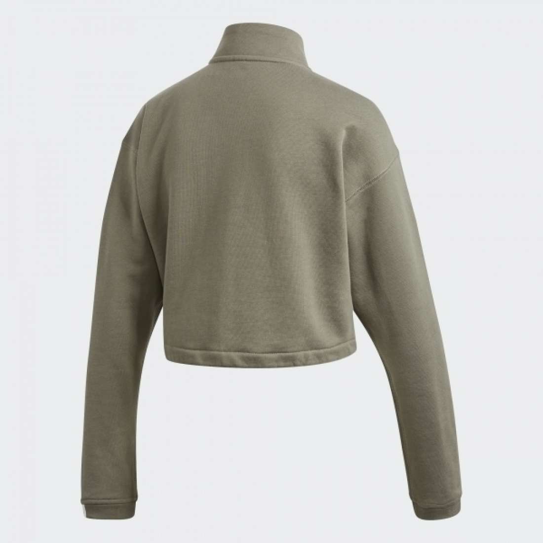 SWEATSHIRT ADIDAS CROPPED OLIVE