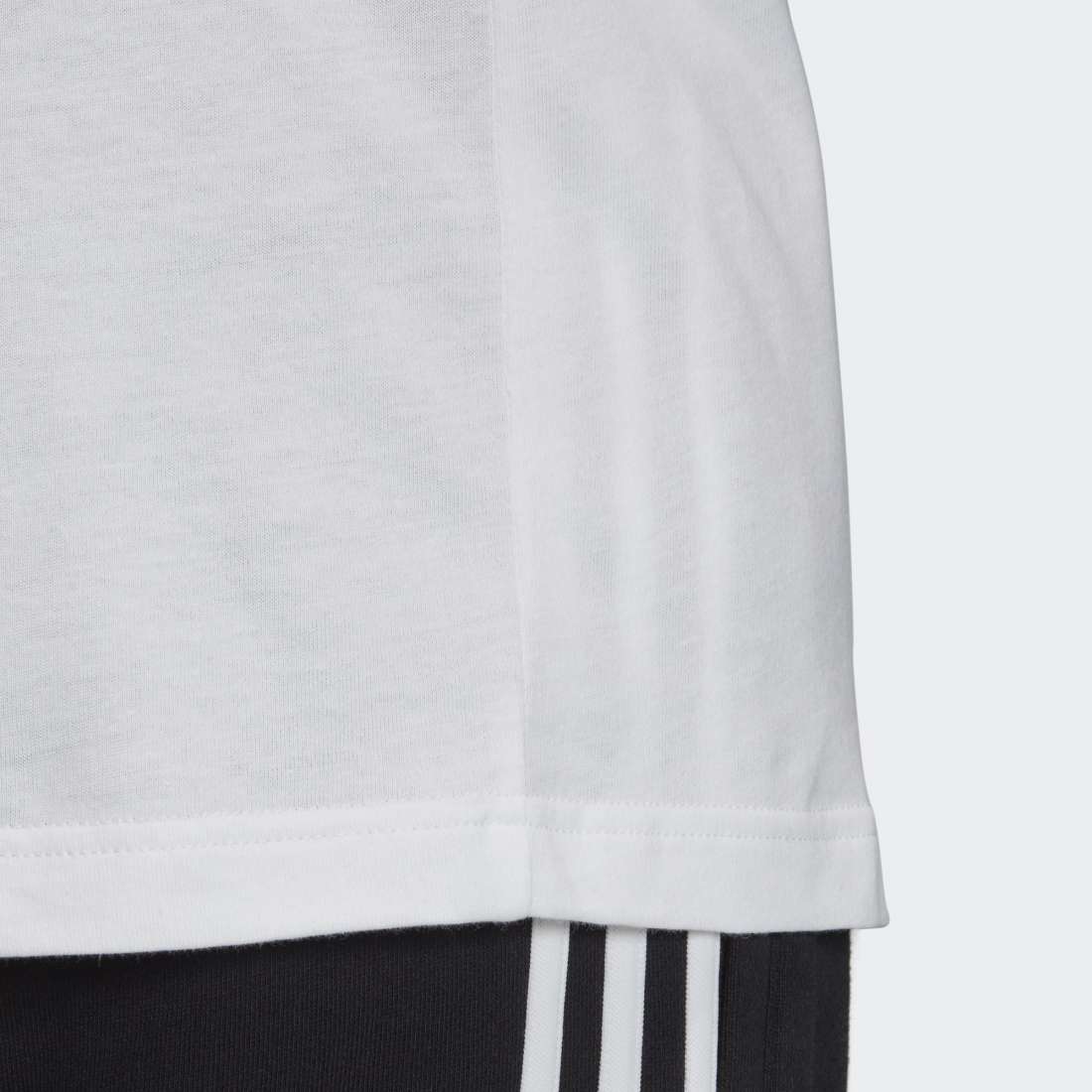 TSHIRT ADIDAS TREFOIL WHITE/FUTURE HYDRO
