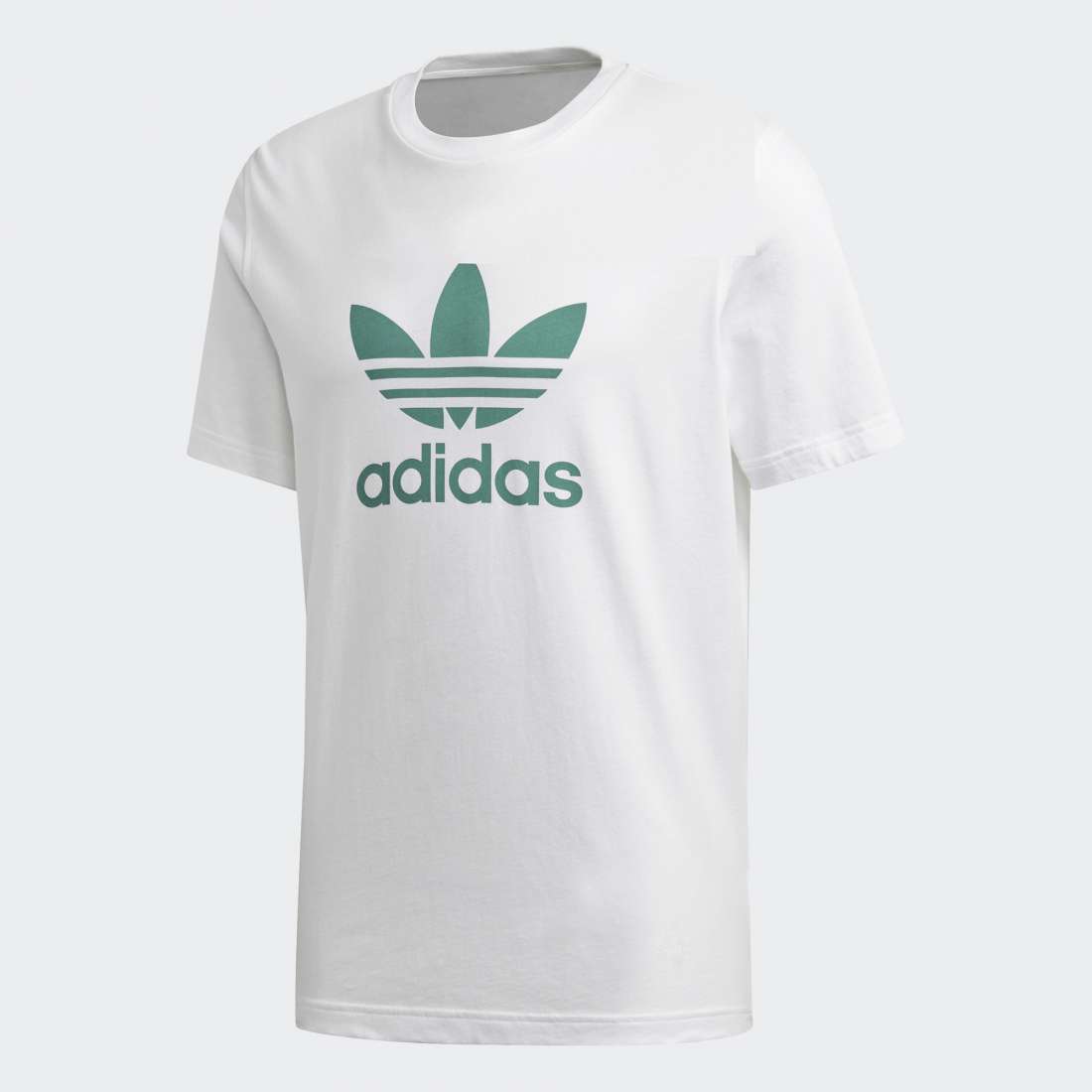 TSHIRT ADIDAS TREFOIL WHITE/FUTURE HYDRO
