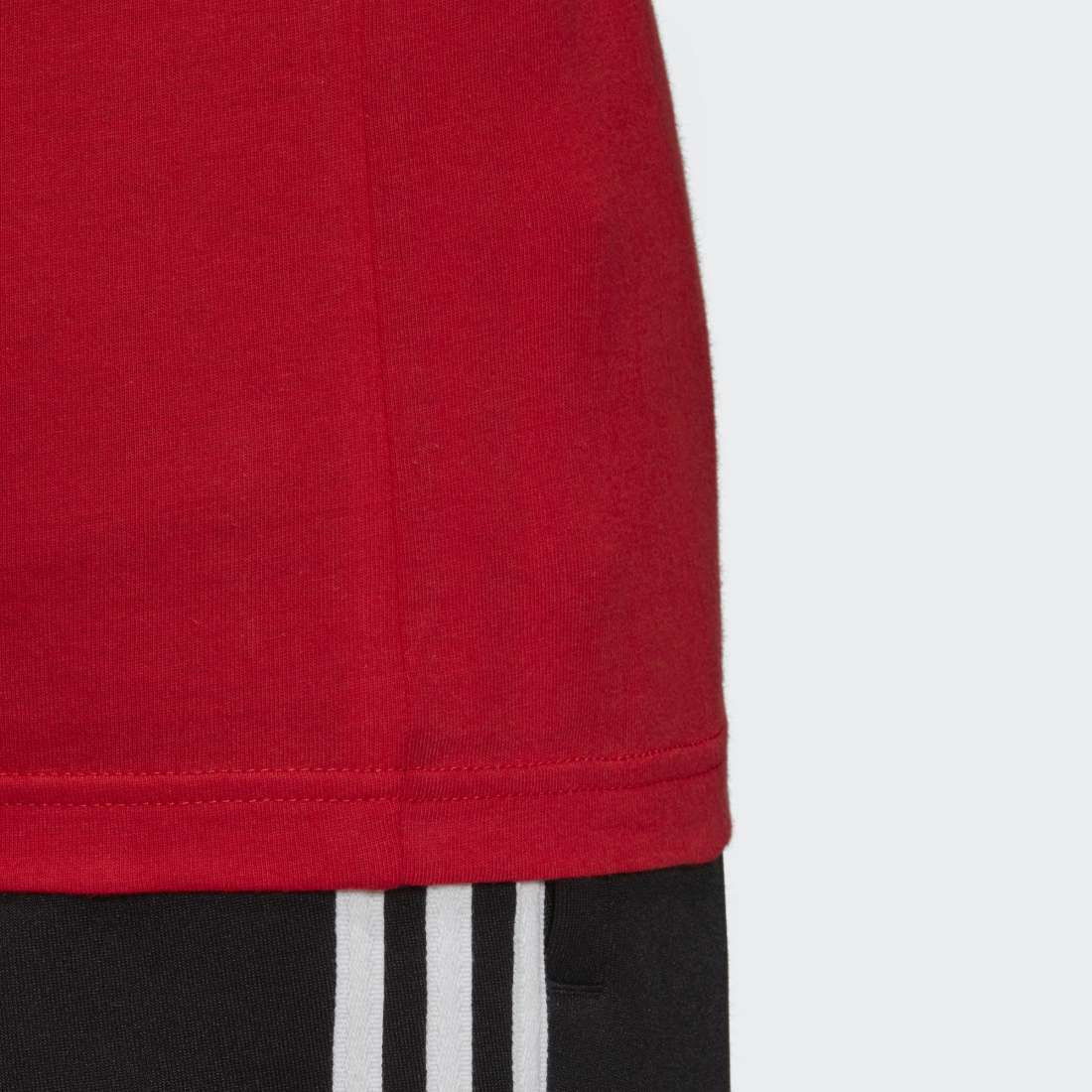 TSHIRT ADIDAS TREFOIL SCARLET/WHITE