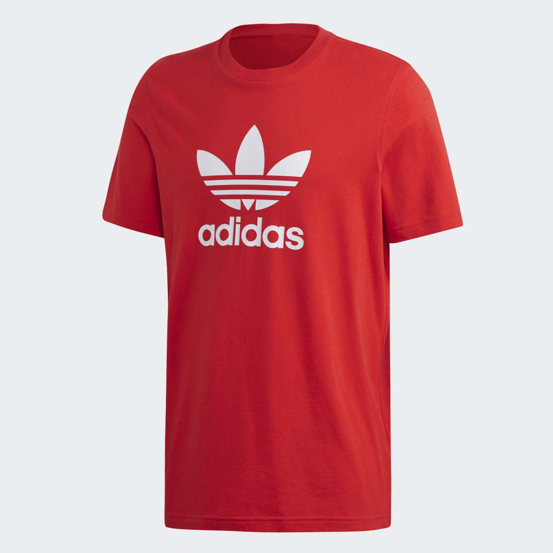 TSHIRT ADIDAS TREFOIL SCARLET/WHITE