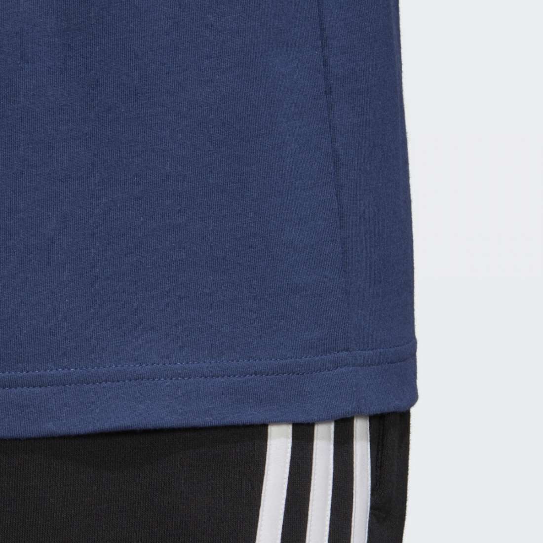 TSHIRT ADIDAS ESSENCIALS 3 STRIPES TECH INDIGO / WHITE