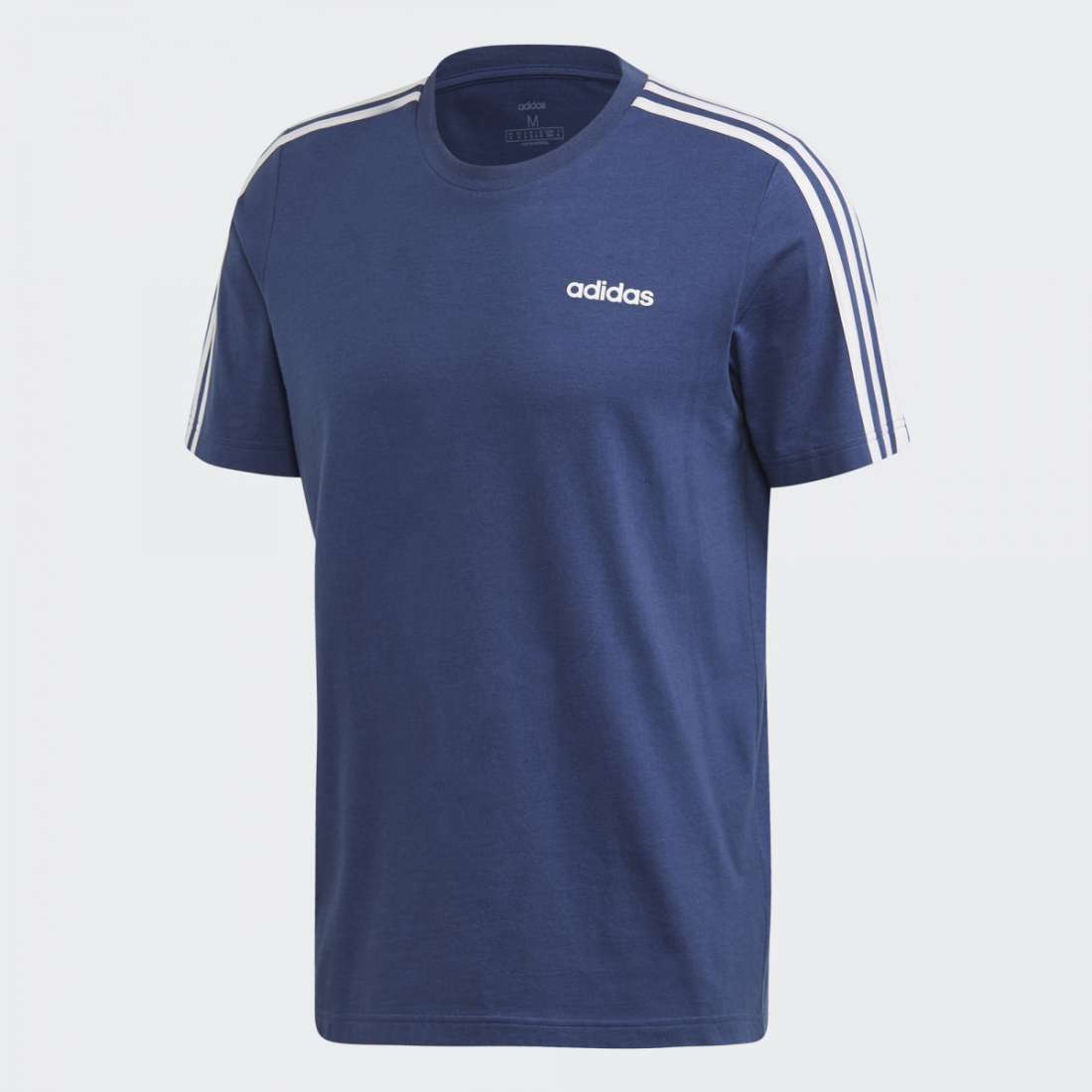 TSHIRT ADIDAS ESSENCIALS 3 STRIPES TECH INDIGO / WHITE