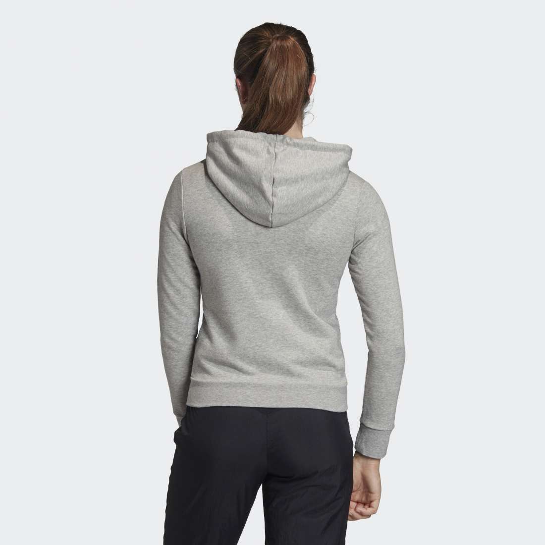 CASACO ADIDAS LINEAR ESSENTIALS W MEDIUM GREY HEATHER / CORE PINK