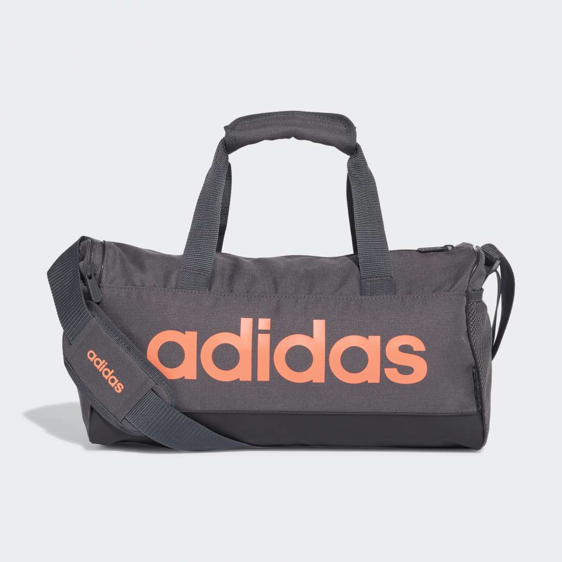 SACO ADIDAS LINEAR DUFFLE XS GREY SIX / BLACK / SIGNAL CORAL