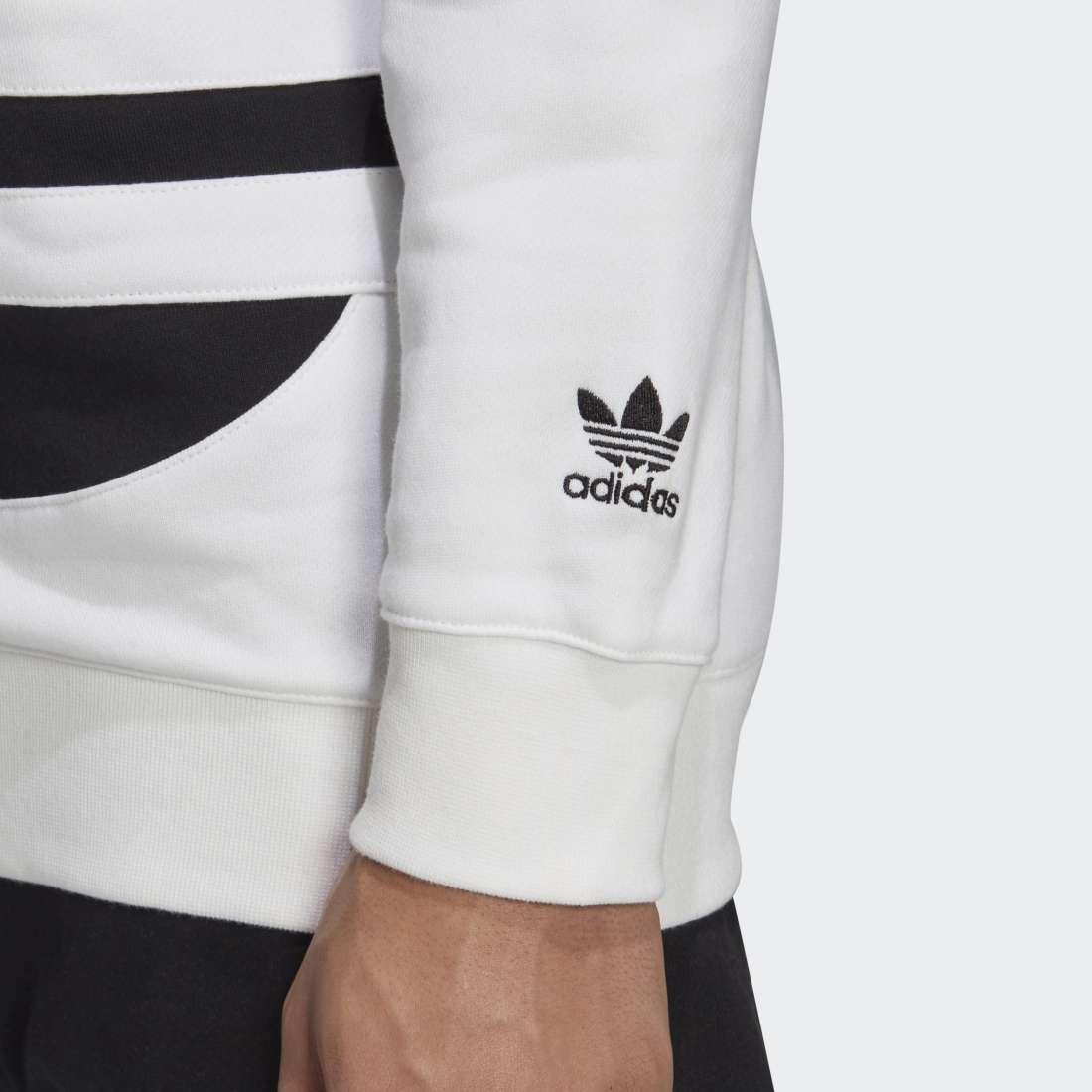 HOODIE ADIDAS BIG TREFOIL WHITE