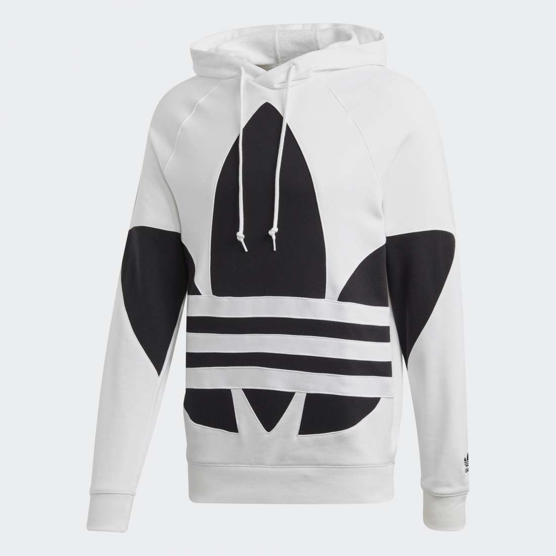 HOODIE ADIDAS BIG TREFOIL WHITE