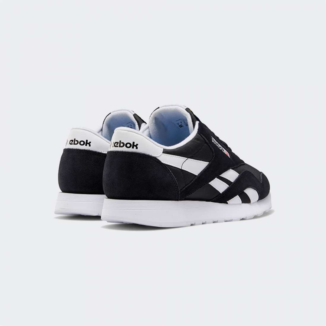 REEBOK CLASSIC NYLON BLACK/BLACK/WHITE