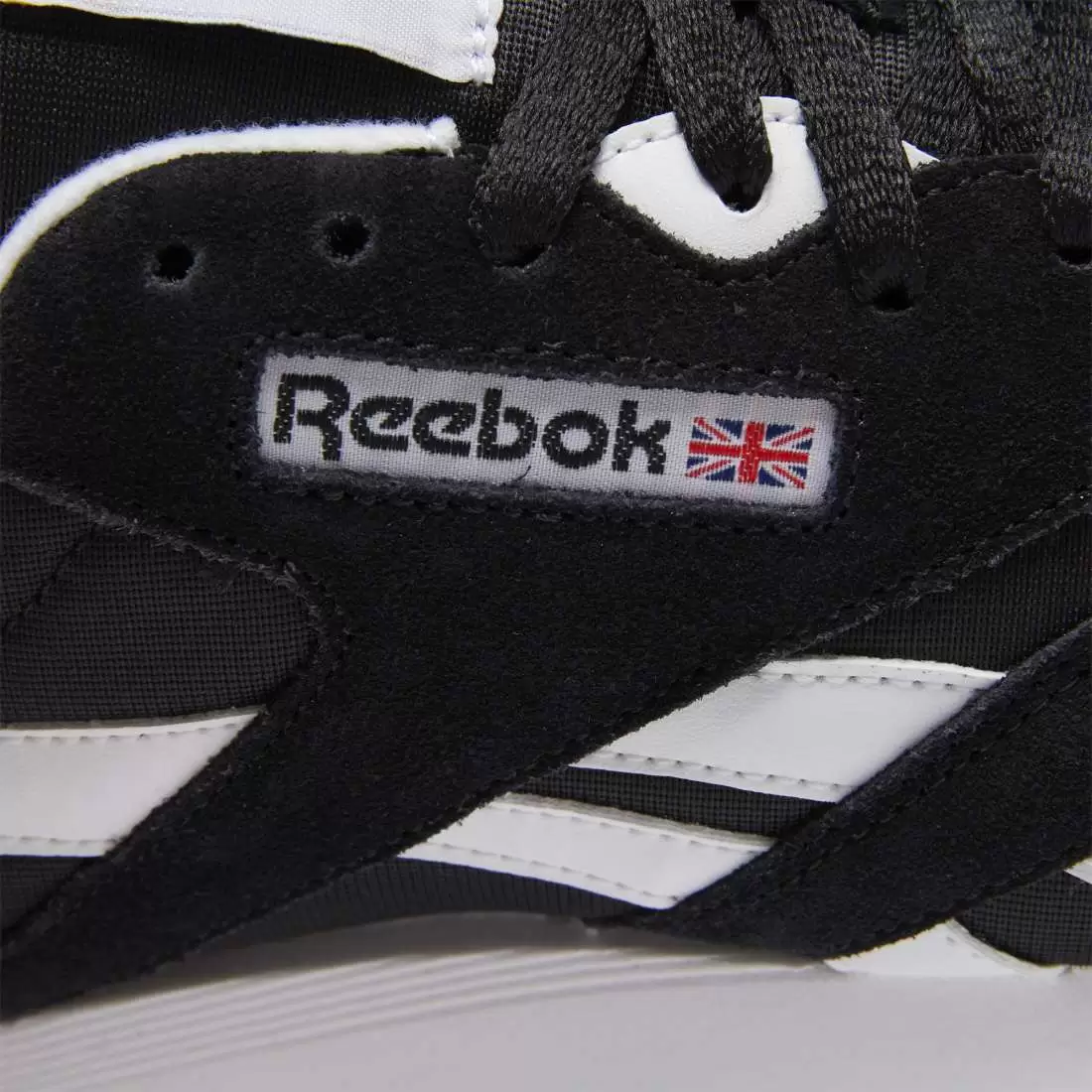 REEBOK CLASSIC NYLON BLACK/BLACK/WHITE