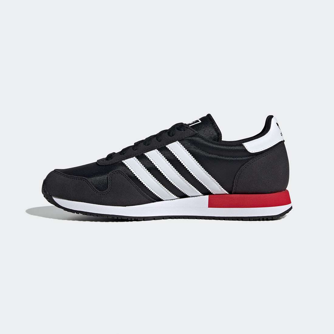 ADIDAS USA 84 BLACK/FTWWHT/SCARLE