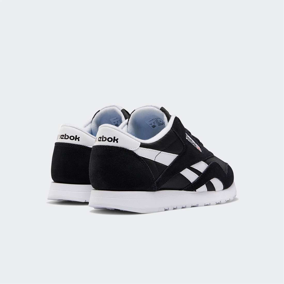 REEBOK CLASSIC NYLON BLACK/BLACK/WHITE