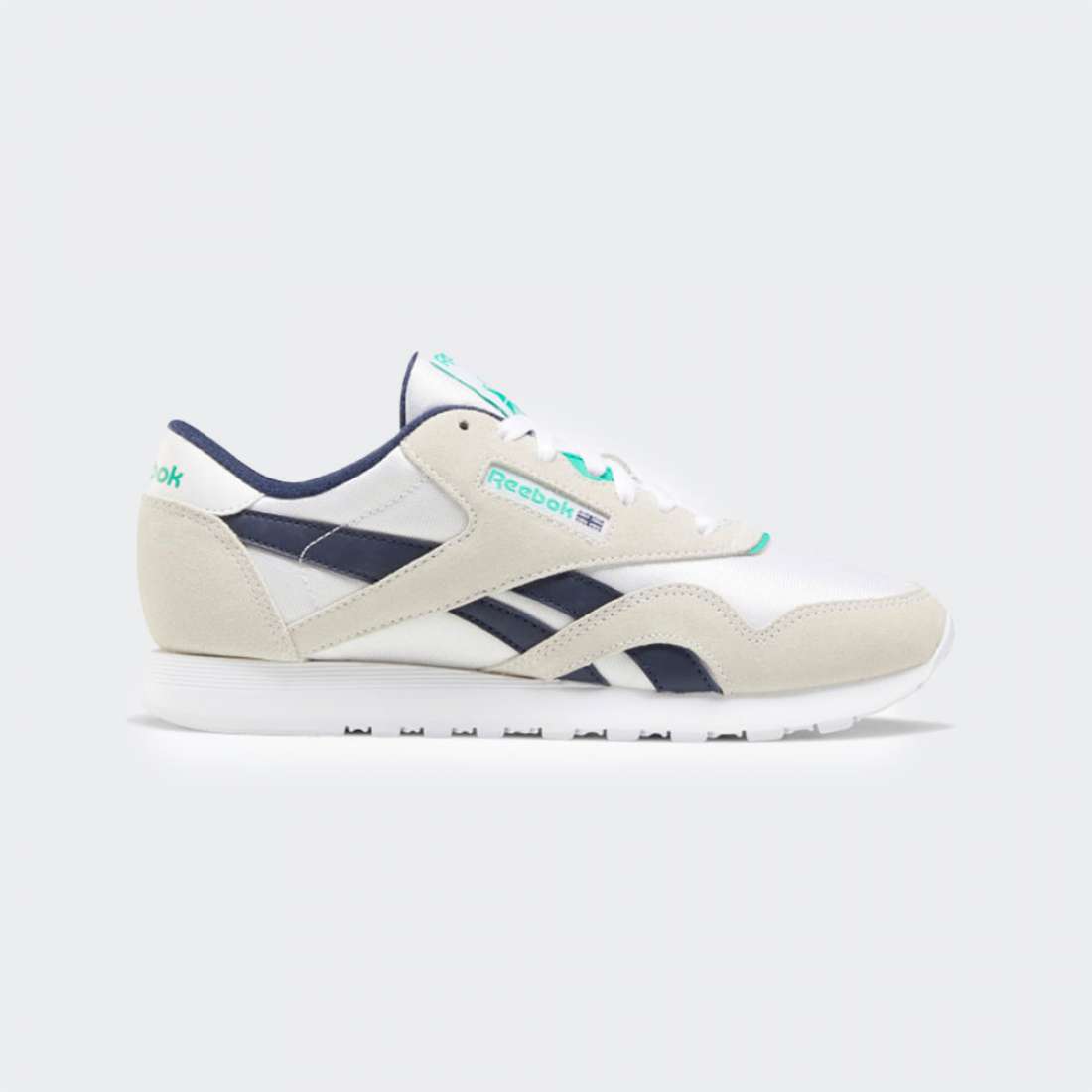 REEBOK CLASSIC NYLON WHITE/VECNAV/COUGRN