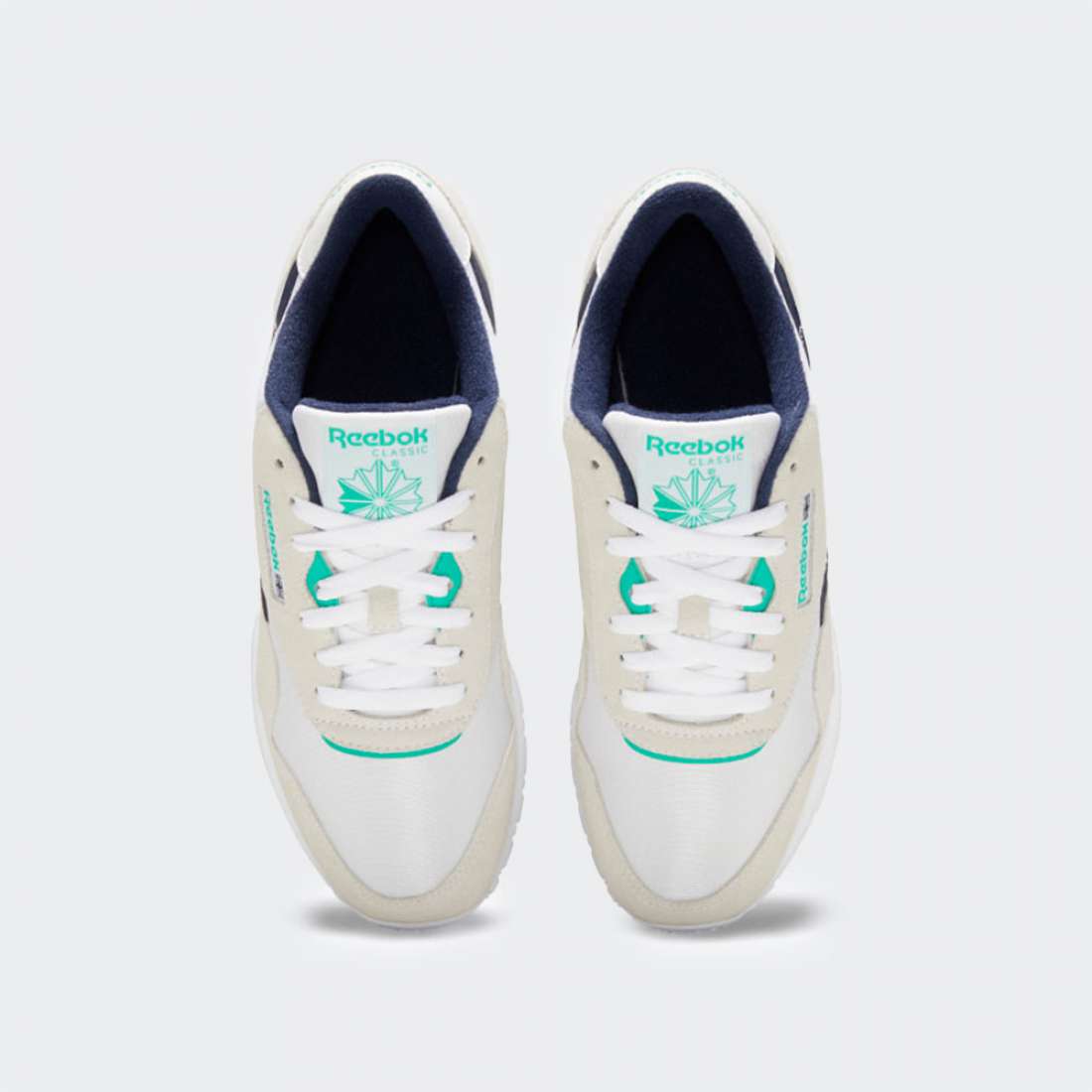 REEBOK CLASSIC NYLON WHITE/VECNAV/COUGRN