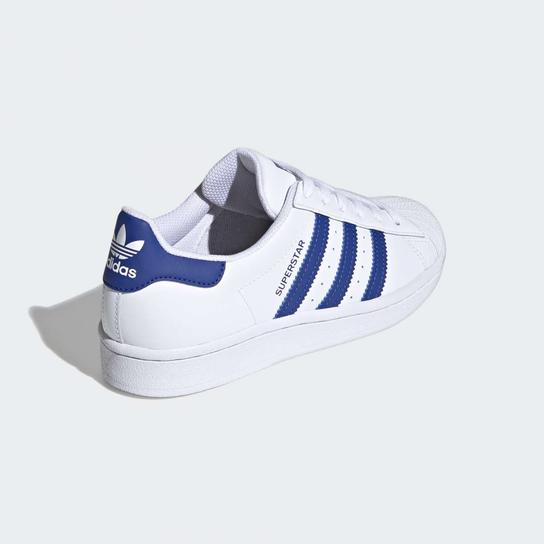 ADIDAS SUPERSTAR J CLOUD WHITE / ROYAL BLUE
