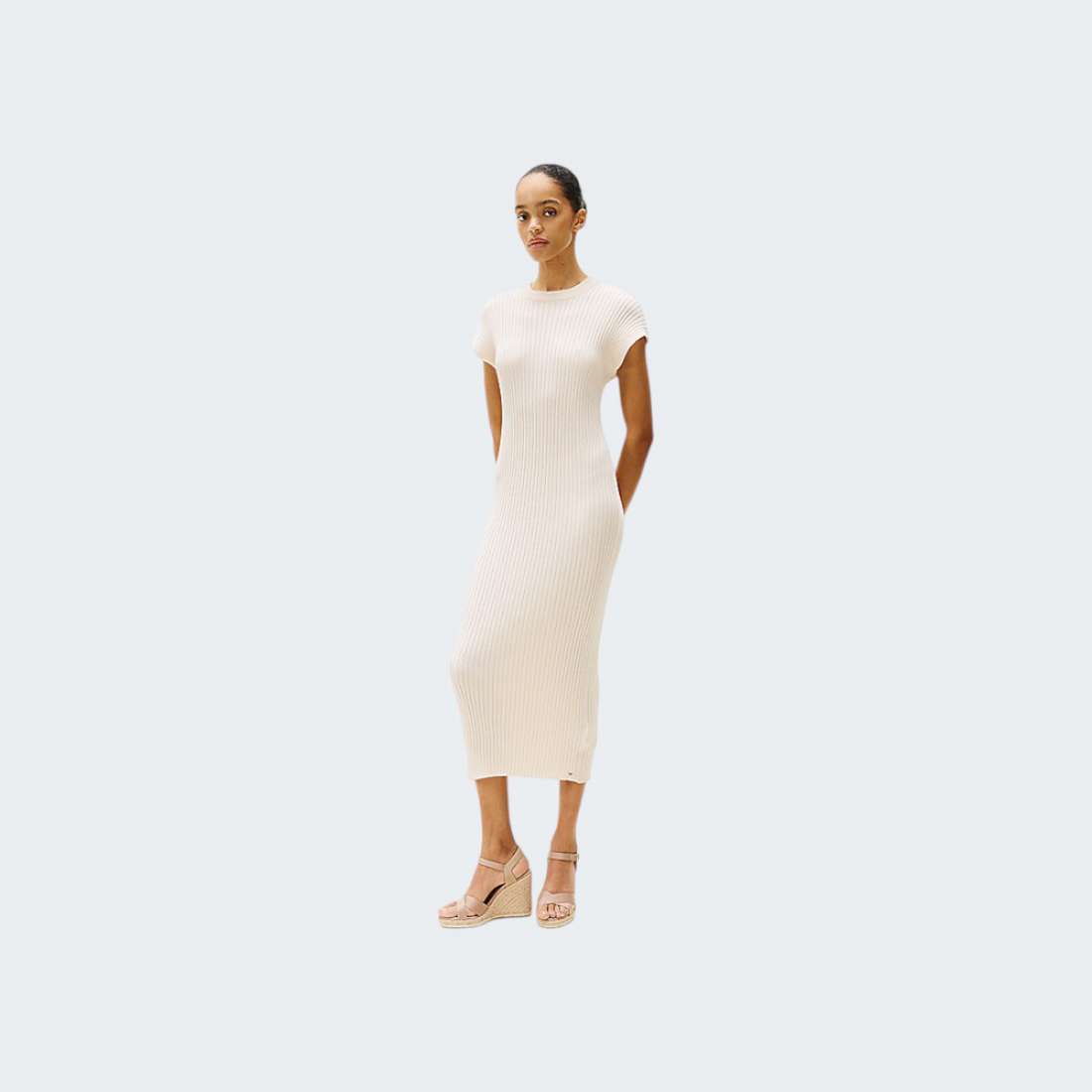 SANDÁLIAS TOMMY HILFIGER SATIN CLAYSTONE