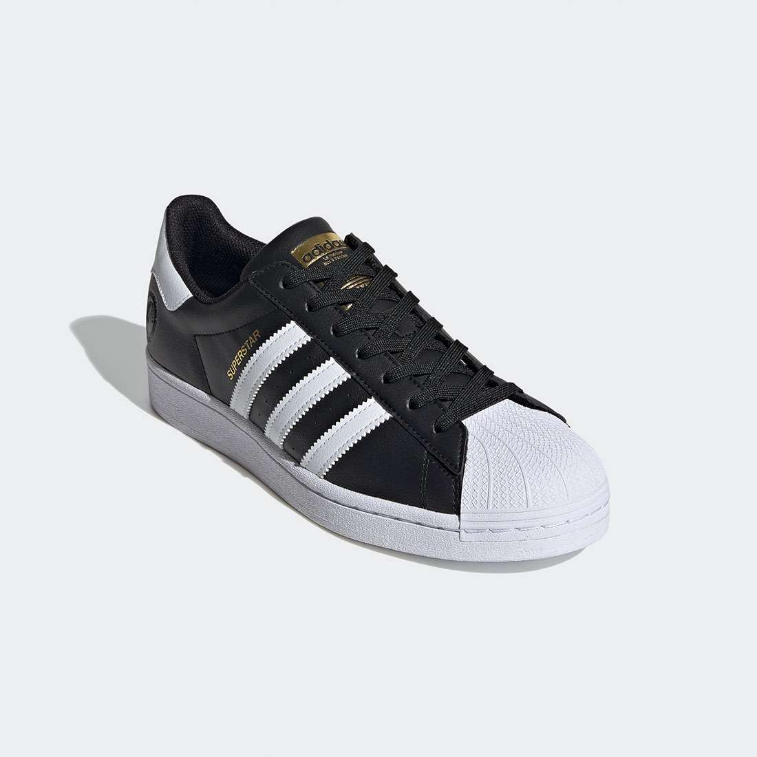 ADIDAS SUPERSTAR VEGAN BLACK/FTWWHT/GOLDMT