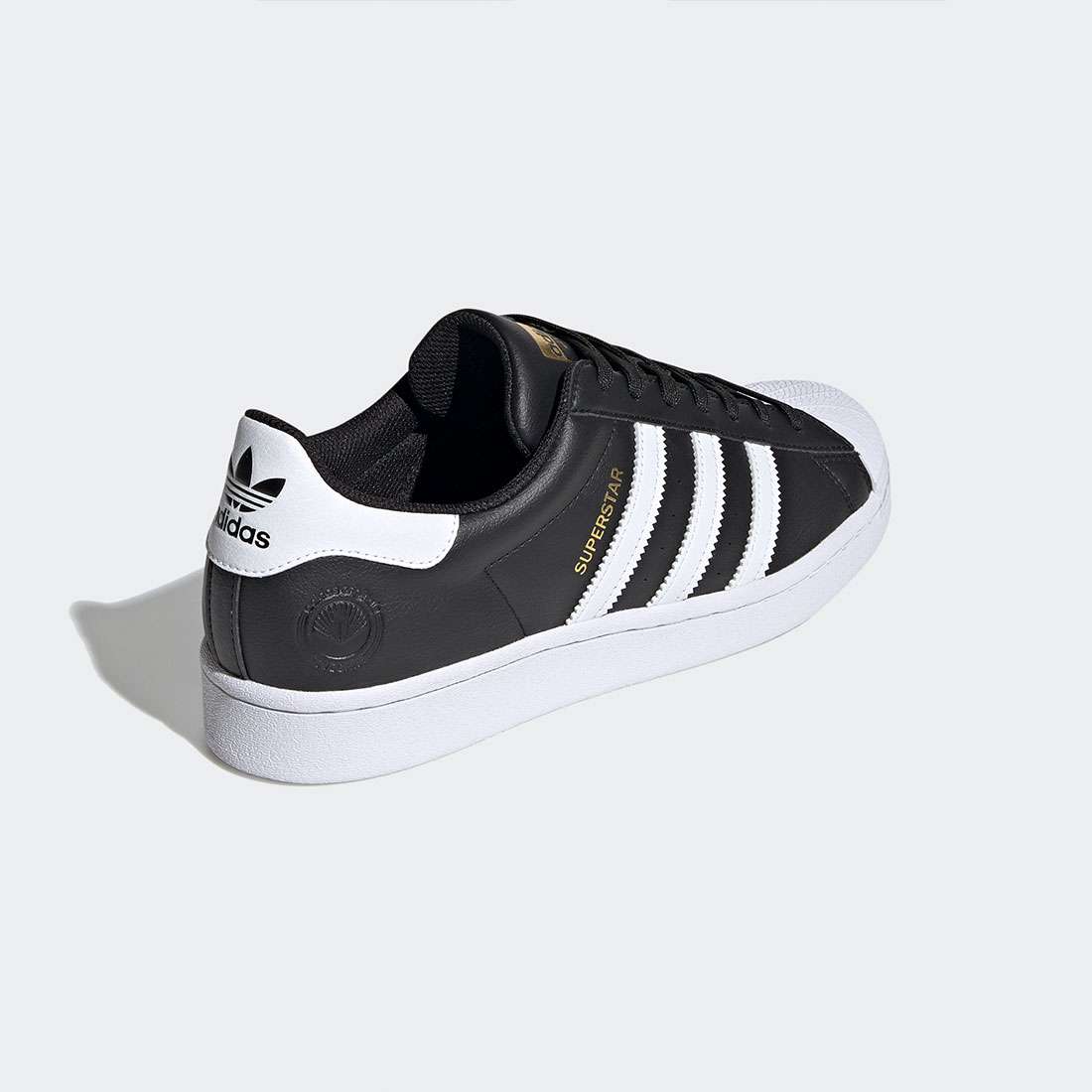 ADIDAS SUPERSTAR VEGAN BLACK/FTWWHT/GOLDMT