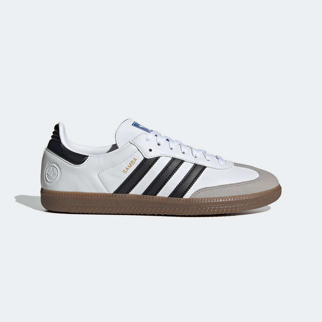 ADIDAS SAMBA VEGAN FTWWHT/BLACK/GUM5
