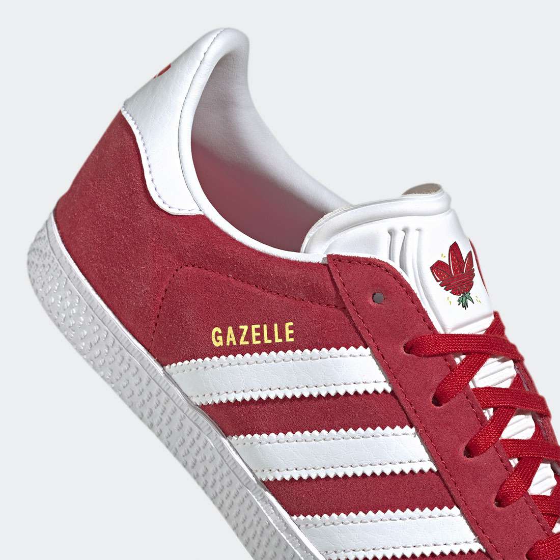 ADIDAS GAZELLE J SCARLET/FTWWHT/ACTRED