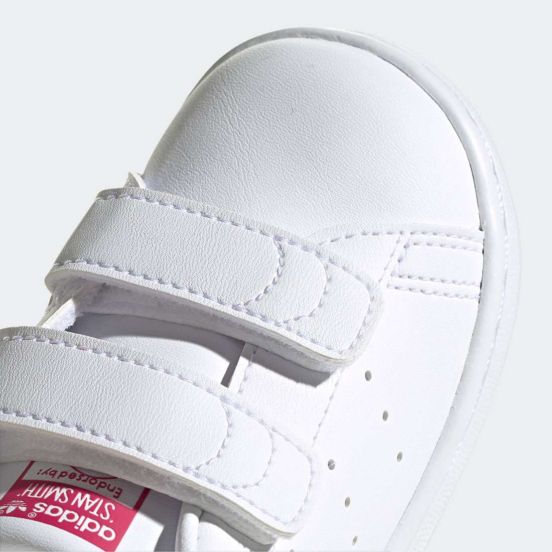 ADIDAS STAN SMITH I FTWWHT/FTWWHT/BOPINK