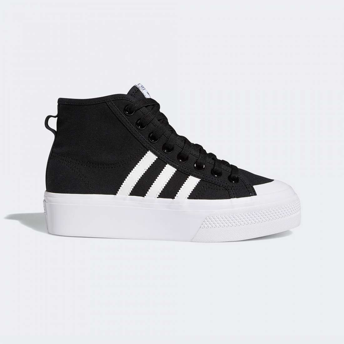 ADIDAS NIZZA PLATFROM MID BLACK/FTWWHT