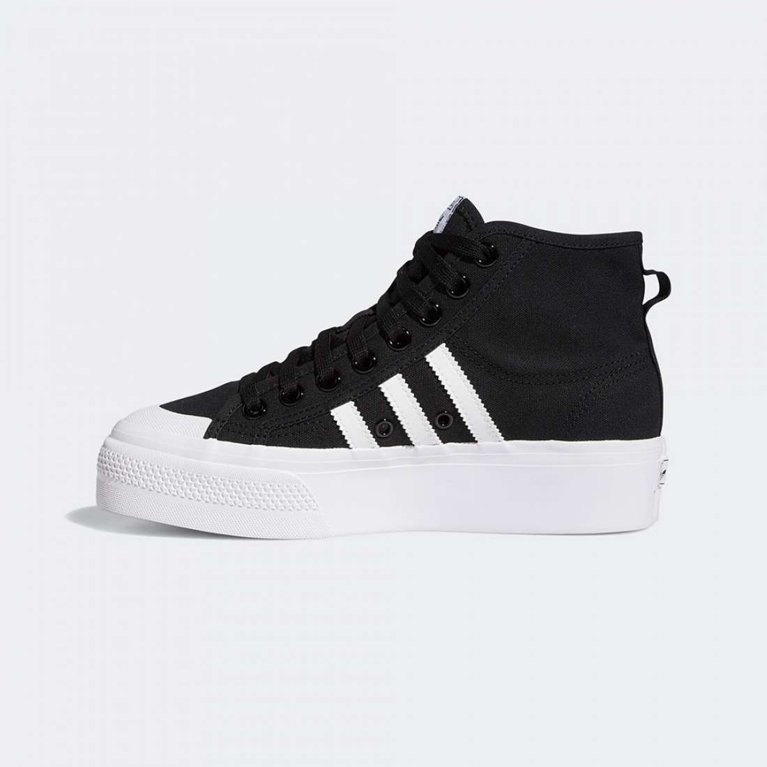 ADIDAS NIZZA PLATFROM MID BLACK/FTWWHT