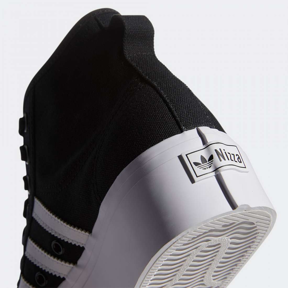 ADIDAS NIZZA PLATFROM MID BLACK/FTWWHT