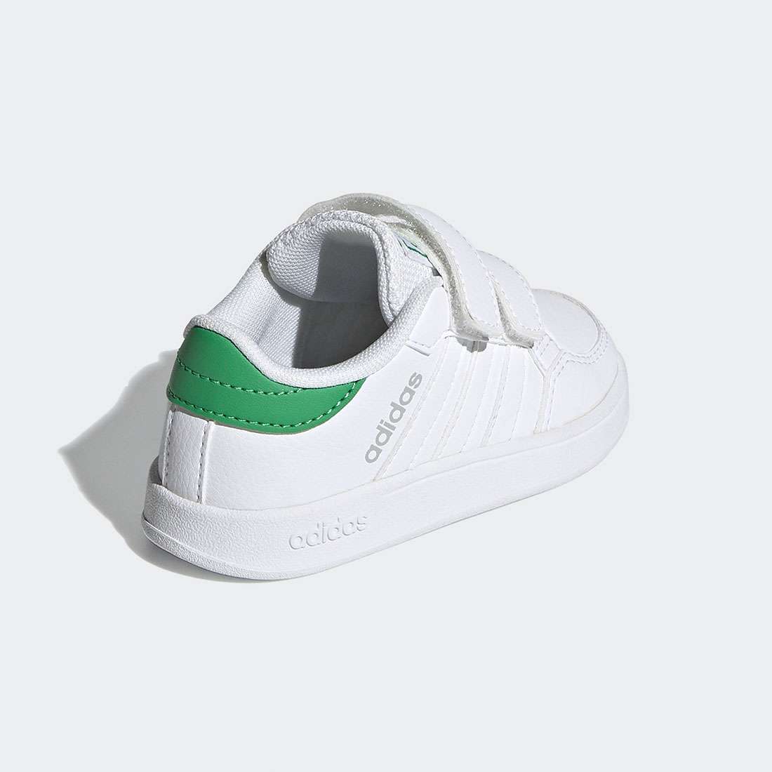 ADIDAS BREAKNET I FTWWHT/FTWWHT/VIVGRN