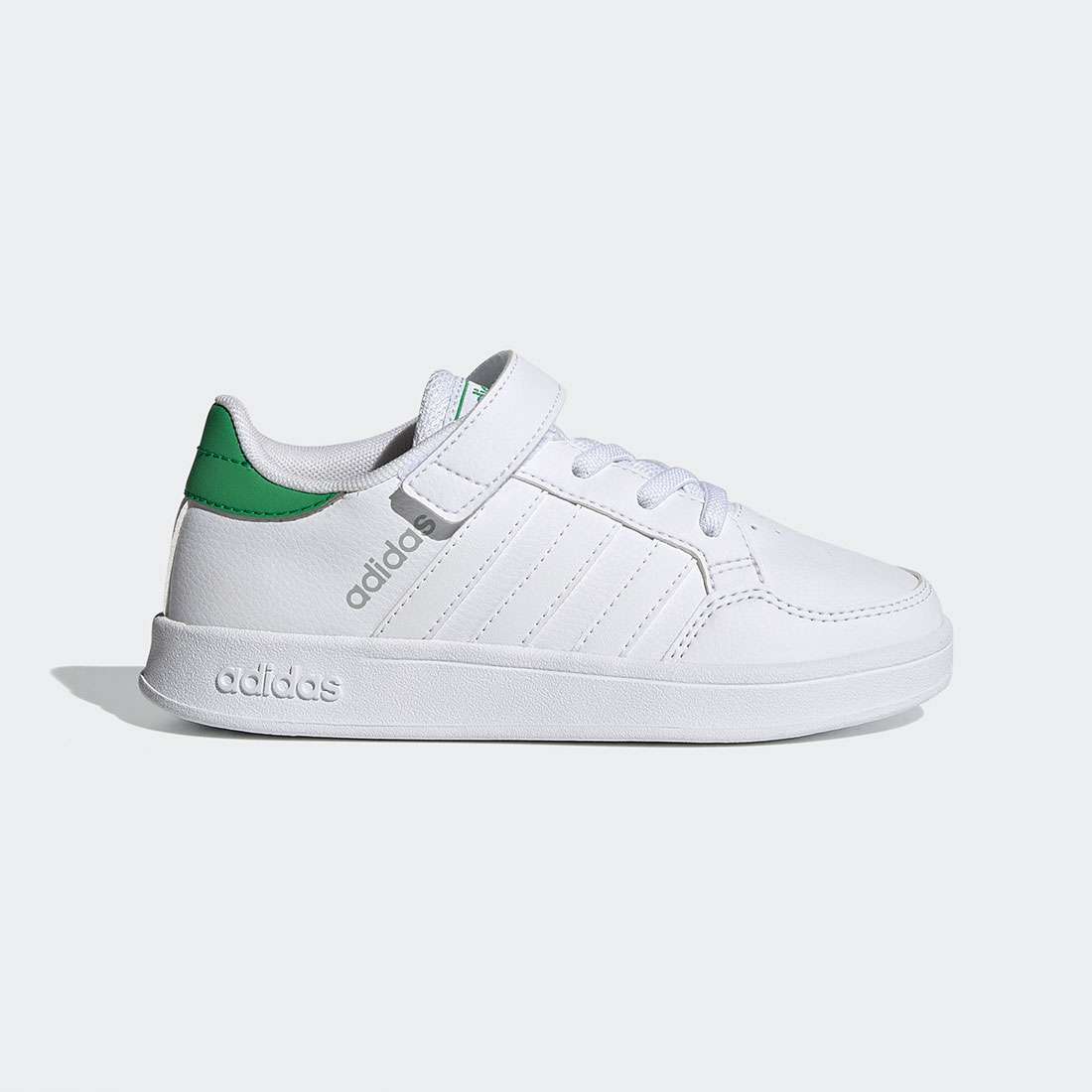 ADIDAS BREAKNET C FTWWHT/FTWWHT/VIVGRN