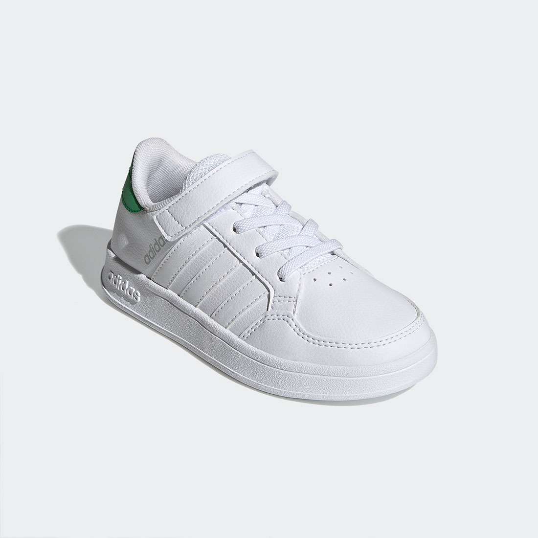 ADIDAS BREAKNET C FTWWHT/FTWWHT/VIVGRN