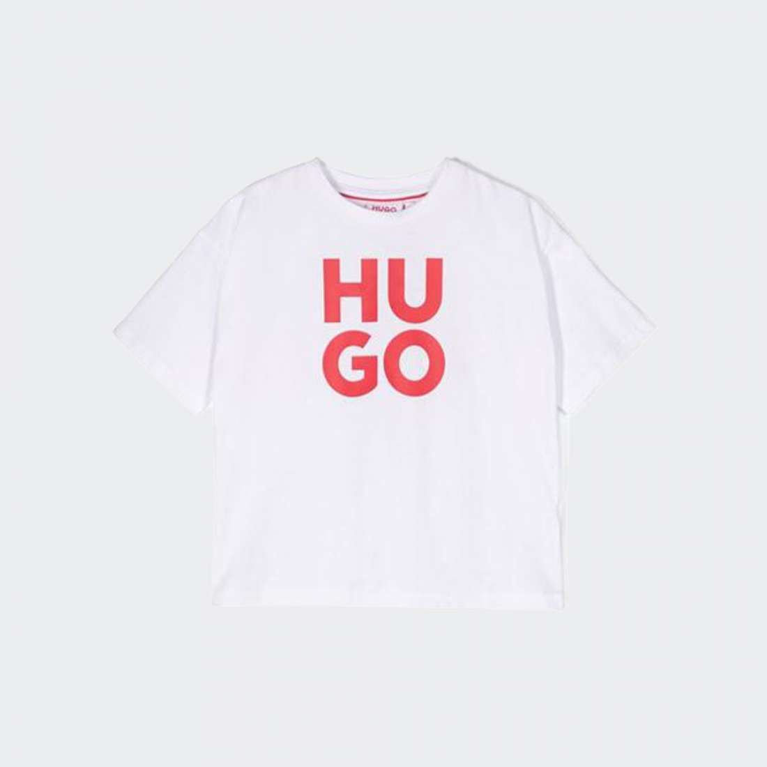 TSHIRT HUGO WHITE Y WHITE