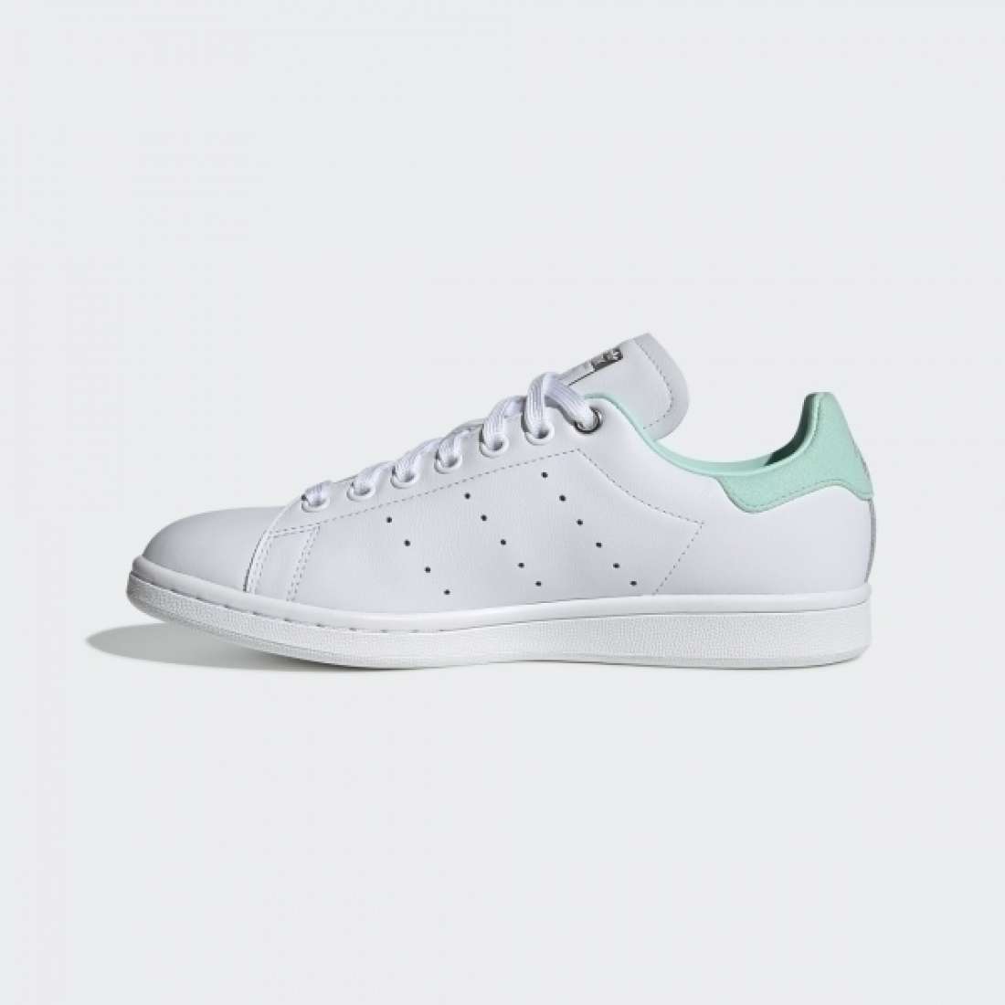 ADIDAS STAN SMITH WHITE/AQUA GREEN