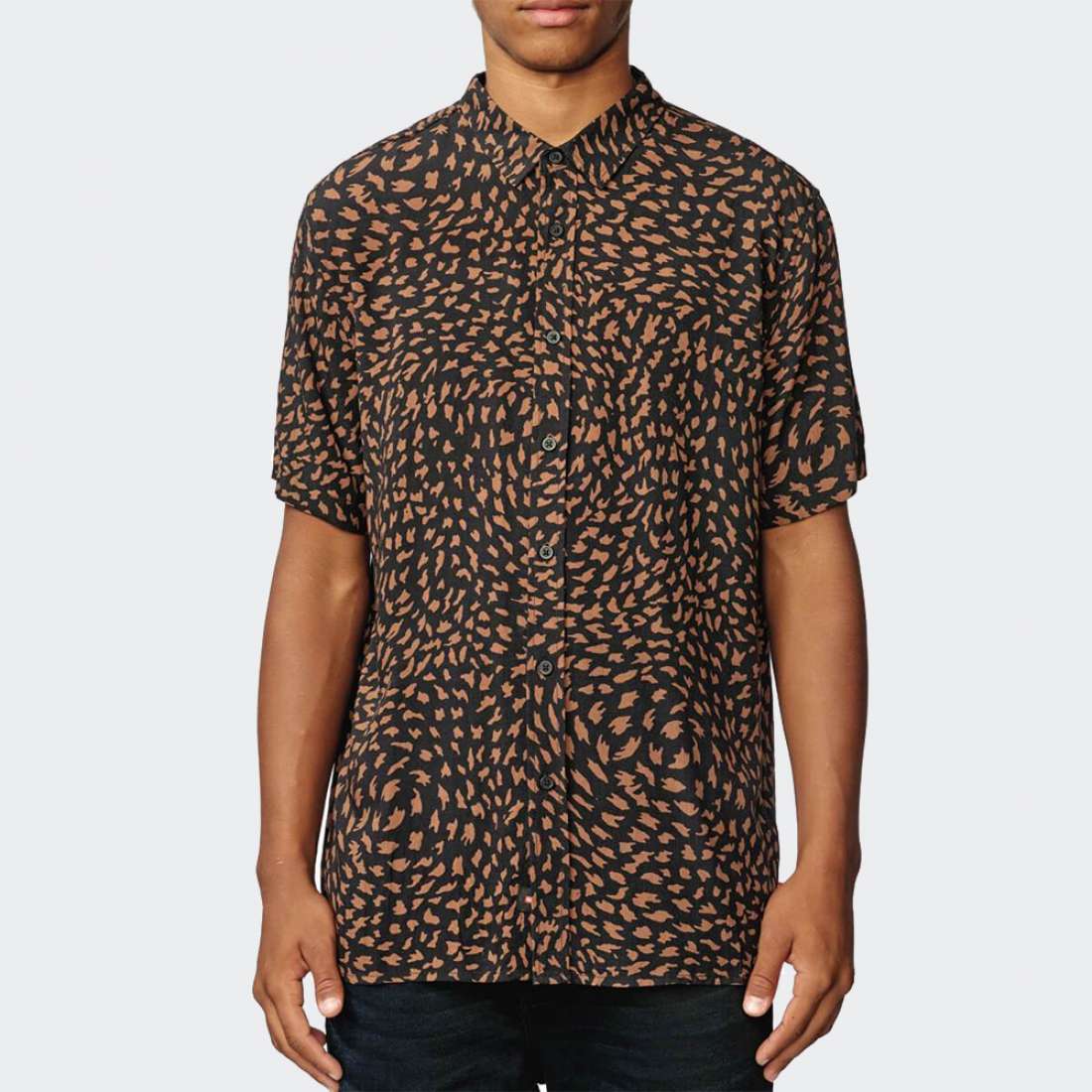 CAMISA GLOBE WILD LIFE SS BRONZE