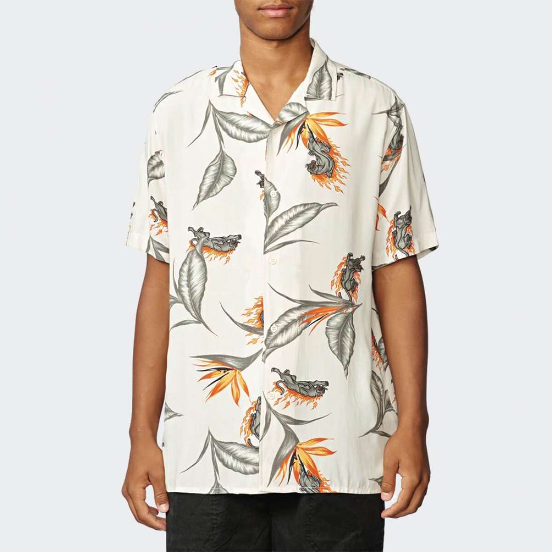 CAMISA GLOBE HOT SAND SS PUMICE