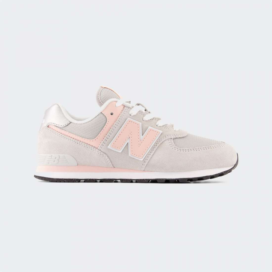 NEW BALANCE 574 J RAIN CLOUD/PINK HAZE